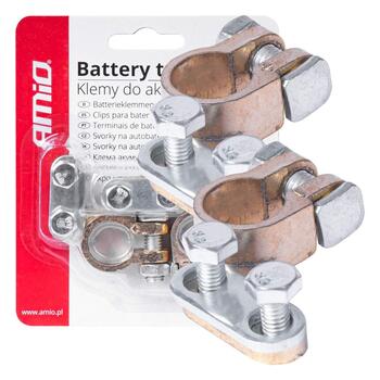 Misiņa akumulatora klemmes 2 gab. (01392)