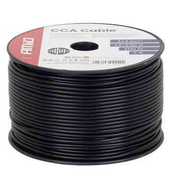 CCA Vads 1x1mm² 100m 5A 12/230V AMIO-04454 (04454)