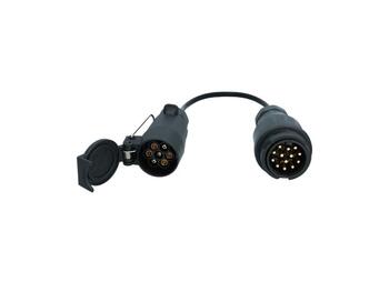 Piekabes kontaktligzdu pagarinātājs 13 uz 7 pin 60cm CARPOINT (0438127)