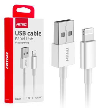 USB to Lightning 2A 100cm FullLINK AMIO-03895 (03895)