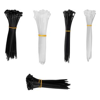 Plastmasas savilcēji dažādi izmēri 500 pcs. AMIO-04317 (04317)