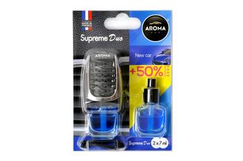 Gaisa atsvaidzinātājs Car air freshener AROMA SUPREME DUO NEW CAR (A92518)