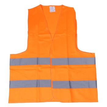 Oranža drošības veste XL SV-02 EN ISO 13688:2013+A1:2021 EN ISO 20471:2013+ A1:2016 (01735)