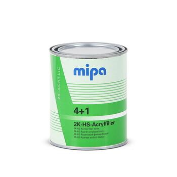 MIPA Akrila pildošā grunts HS 4+1, pelēka (RAL 7035) 1L (228510002)