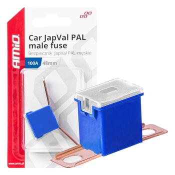 Drošinātājs Car JapVal PAL male fuses 48mm 100A AMIO-03424 (03424)