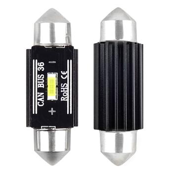 LED CANBUS 1860 1SMD UltraBright Festoon C5W C10W C3W 36mm White 12V/24V (02442)