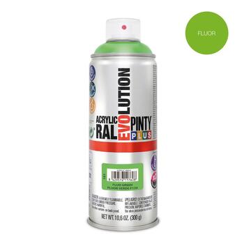 Akrila krāsa aerosolā fluorescējoša zaļa Evolution Pintyplus 400ml (136F)