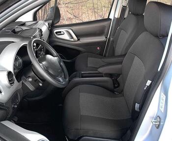Priekšējo sēdekļu pārvalki 1+1 Peugeot Partner II Tepee 2008-2018 Kegel-Blazusiak (8815)