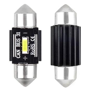 LED CANBUS 1860 1SMD UltraBright Festoon C5W C10W C3W 31mm White 12V/24V (02441)