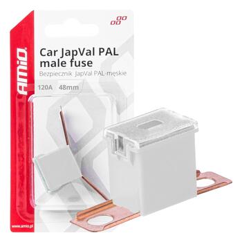 Drošinātājs Car JapVal PAL male fuses 48mm 120A AMIO-03425 (03425)