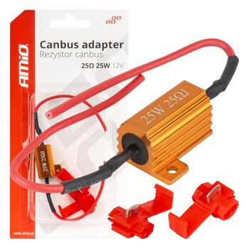 LED Canbus releja rezistors 25Ω 25W AMIO-04093 (04093)