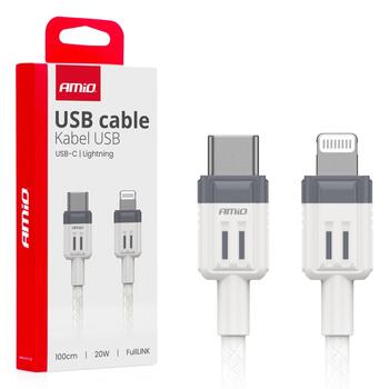 USB-C to Lightning 20W 100cm FullLINK AMIO-03910 (03910)