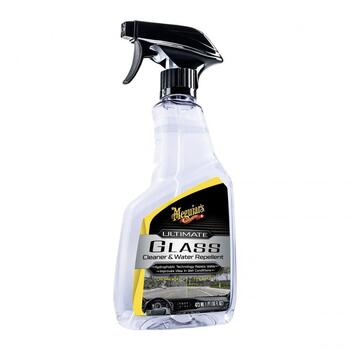 Meguiar's Stikla tīrīšanas un lietus atgrūšanas līdzeklis Ultimate Glass Cleaner & Water Repellent 473ML (G240416)