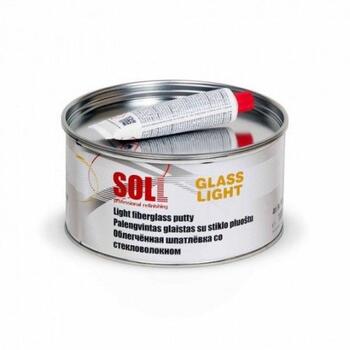 SOLL GLASS LIGHT Viegla stikla šķiedras špaktele, krāsa zaļa 1l (SG3 010L)