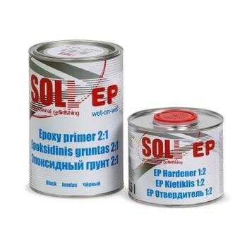 SOLL Epoksīda grunts ar cietinātāju, melns 1.5ltr (S-EP 1B)