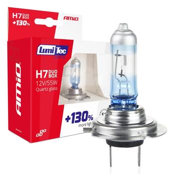 Halogen spuldze H7 12V 55W LumiTec LIMITED +130% DUO (01406)