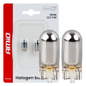 Halogenas spuldzes WY5W 12V5W LumiTec CHROME 2 pcs. AMIO-04628 (04628)