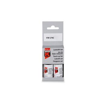 Auto-K 2K Autokrāsas zīmulis ar otu Touch-up pencil AK VW/AUDI Ibisweiss LY9C 9ml+9ml (420127)