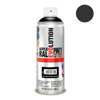 Akrila krāsa aerosolā melna RAL 9004 Evolution PintyPlus 400ml (9004EV)