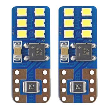 LED CANBUS spuldze 12SMD UltraBright 2016 T10e (W5W) White 12V/24V (01638)