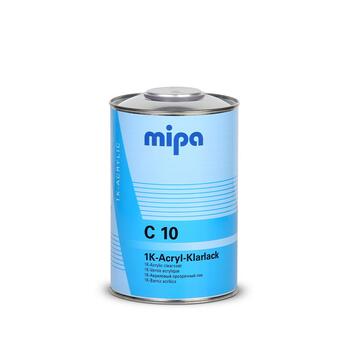 MIPA 1K Vienkomponenta Caurspīdīga akrila laka C10 1L (246710000)