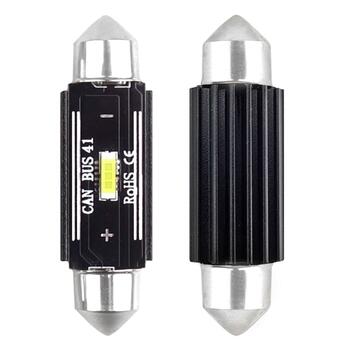 LED CANBUS 1860 1SMD UltraBright Festoon C5W C10W C3W 41mm White 12V/24V (02444)