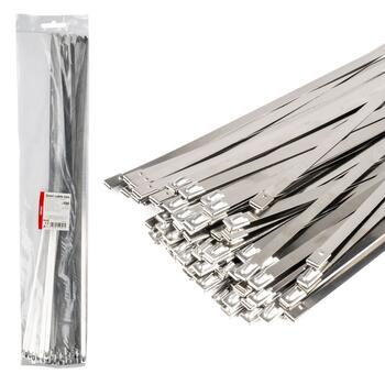 Nerūsējoša tērauda savilcēji 7.9x600mm 100 pcs. AMIO-04327 (04327)
