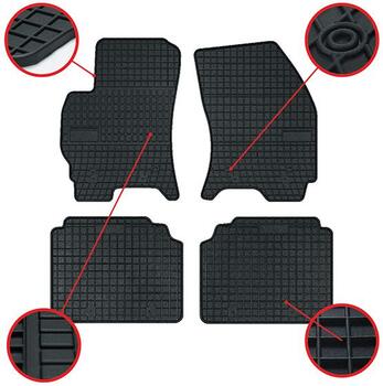Gumijas paklāju komplekts El TORO SMART FORTWO I no 1998-2007 (09-547272)
