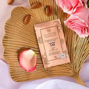 GLANTIER 548 PERFUME SHOWER OIL SAMPLE 7g - Ķermeņa dušas eļļa gludai ādai sievietēm (GLOIL548-7)