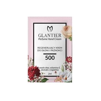 GLANTIER 500 PERFUME HAND CREAM SAMPLE 2 ML - Восстанавливающий крем для рук для женщин (GLCREAM500-2)
