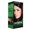SUBLIME PROFESSIONAL HAIR COLOR CREAM COLOR PRO 1 BLACK 50 ML - Краска для волос с кератином (TUR01)