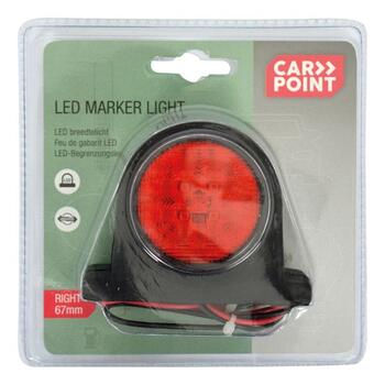 Labās, kreisās puses piekabes gabarītu LED Lukturis 12V/24V CARPOINT (0414036)