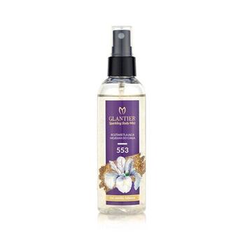 GLANTIER 553 PERFUME HIGHLIGHTER BODY MIST 100 ML - Спрей для придания блеска телу для женщин (GLMIST553)