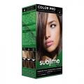 SUBLIME PROFESSIONAL HAIR COLOR CREAM COLOR PRO 4 NATURAL CHESTNUT 50 ML - Matu krāsa ar keratīnu (TUR04)