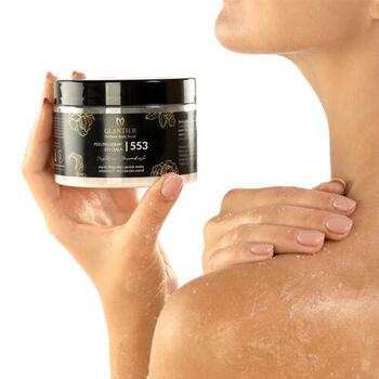 GLANTIER 553 PERFUME BODY SCRUB 300 gr - Солевой скраб для тела для женщин (GLSCRUB553)