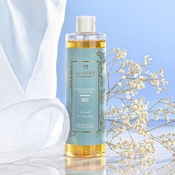 GLANTIER 507 PERFUME SHOWER OIL 400 ML - Ķermeņa dušas eļļa gludai ādai sievietēm (GLOIL507)