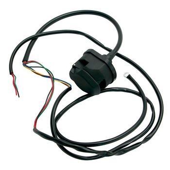 7polu Piekabes kontaktligzda ar 2m 7dzīslu vadu 12V CARPOINT (0410025)