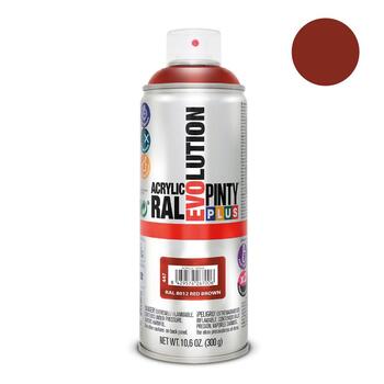 Akrila krāsa aerosolā Sarkanbrūna RAL 8012 Evolution PintyPlus 400ml (8012EV)