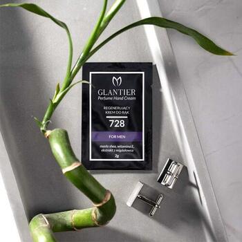GLANTIER 728 PERFUME HAND CREAM FOR MEN SAMPLE 2 ML - Roku krēms vīriešiem paraugs (GLCREAM728-2)