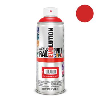 Akrila krāsa aerosolā sarkana RAL 3020 Evolution PintyPlus 400ml (3020EV)