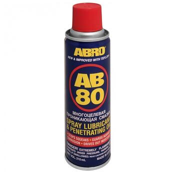 ABRO Skrūvju atbrīvotājs - eļļotājs ar Teflonu 210ml AB80R (AB80R)