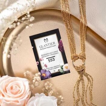 GLANTIER 553 PERFUME HAND CREAM SAMPLE 2 ML - Восстанавливающий крем для рук для женщин (GLCREAM553-2)