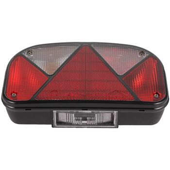 Piekabes kreisais lukturis numura apgaismojums apakšā 5PIN ASPOCK MULTIPOINT II 12V 24-7000-207 (0542473)