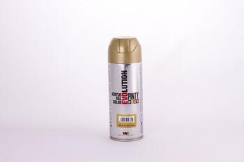 Zelta metāliska efekta Akrila krāsa aerosolā Evolution PintyPlus 400ml (192MT)