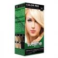 SUBLIME PROFESSIONAL HAIR COLOR CREAM COLOR PRO 10 SPECIAL BLONDE 50 ML - Краска для волос с кератином (TUR10)