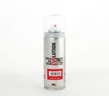 Akrila krāsa aerosolā sarkana RAL 3000 Evolution PintyPlus 200ml (238)