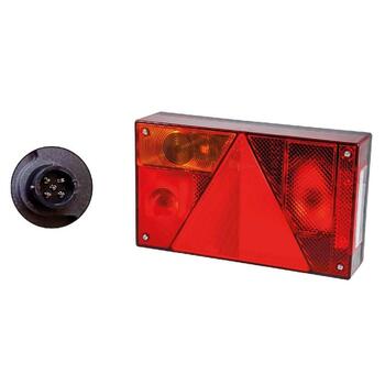 Piekabes kreisais lukturis ar 5pin ligzdu 12V/24V LT-220L Horpol (05422011)