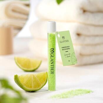 GLANTIER BATH SALT LIME WITH MINT 12 g - Расслабляющая соль для ванн (GLSALTLIME)