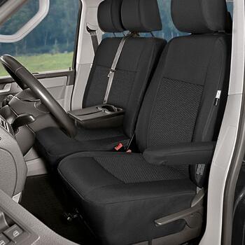 Volkswagen T6 un T5 no 2015g+ priekšējie sēdekļu pārvalki 1+2 Kegel-Blazusiak (6856)