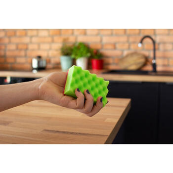 Губка для мытья посуды Wave, 4+1 шт., 10x7x3 см (36030220)
